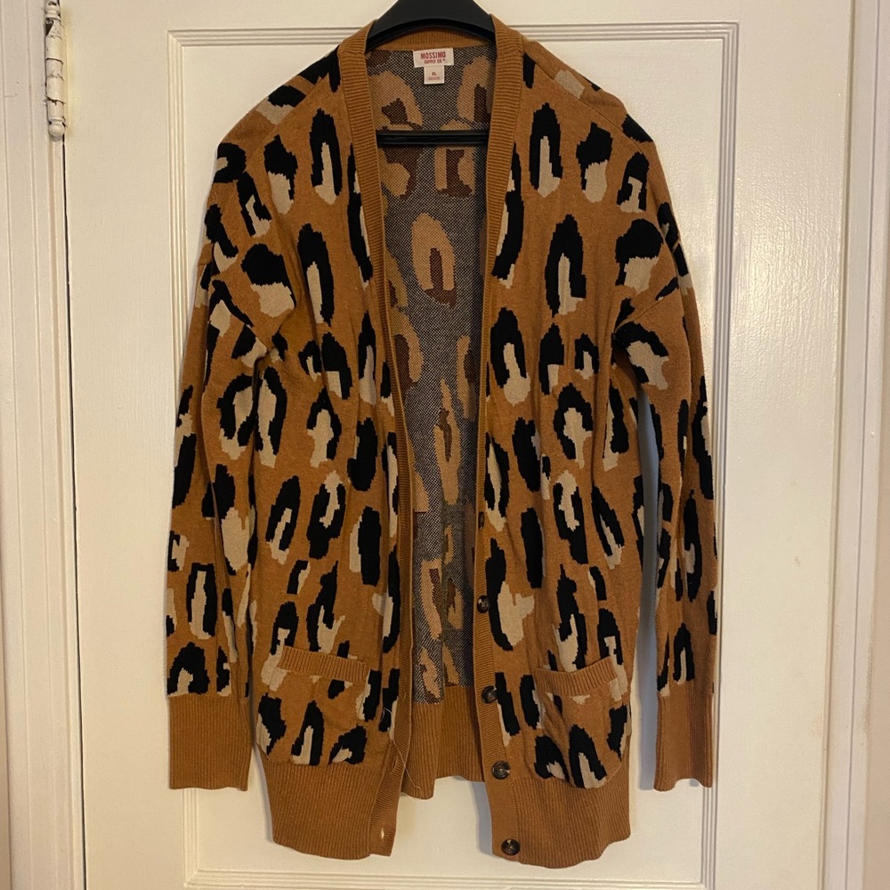 Leopard Mossimo Cardigan
